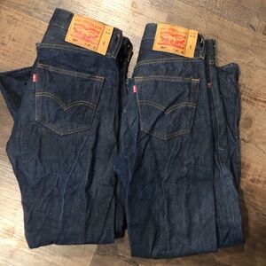 Levi's Men's Straight Jeans in Dark Indigo